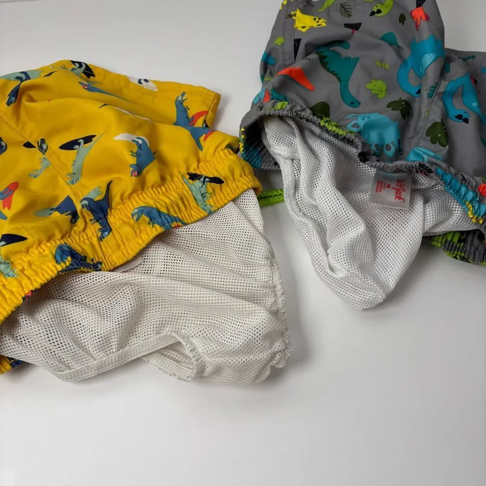 Baby Boys 9M 18M Swim Trunk Bundle Cat & Jack Dinosaurs‎ Swimwear